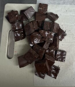 초코오레오 쫀득쿠키가 완성된 사진