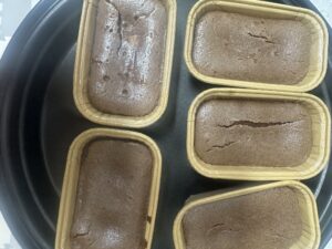 초코맛 치즈케이크 색감